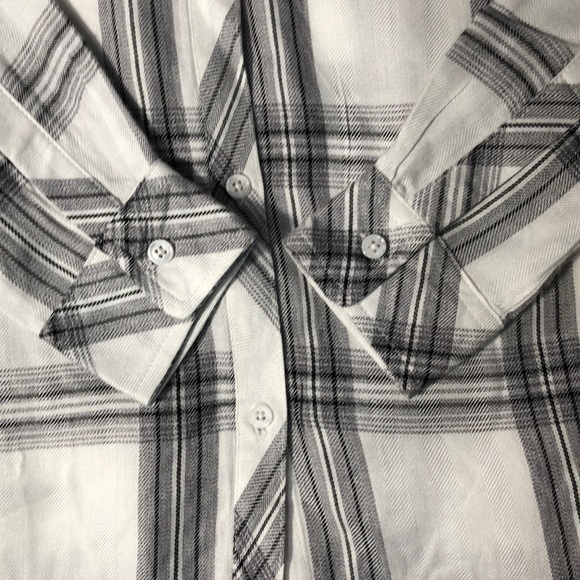 🌹WORKSHOP Republic Clothing Plaid Buttondown NEW - Picture 6 of 8